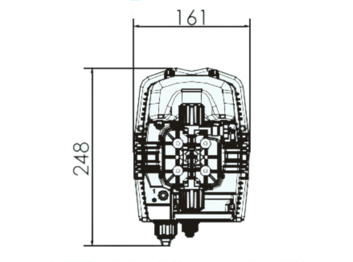 Máy Bơm Định Lượng Hồ Bơi Emaux CTRL20-PH, Bơm châm hóa chất điều chỉnh PH bằng điện